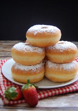 Foto resep Donat Tape, satu telur, empuk, yummy👍🏻