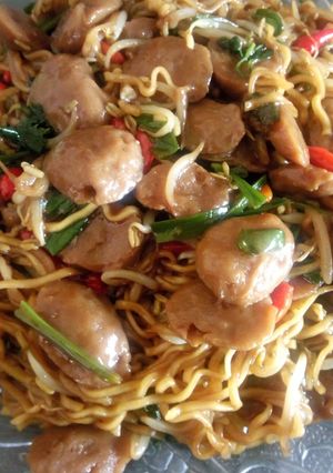 Foto resep Mie Goreng Bakso