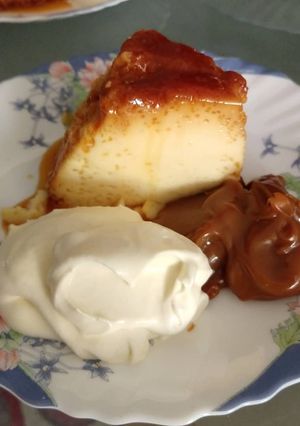 Una foto de Flan Casero