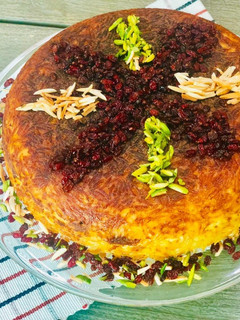 صورة لوصفة اكلة ايرانية طاجن الرز بالدجاج