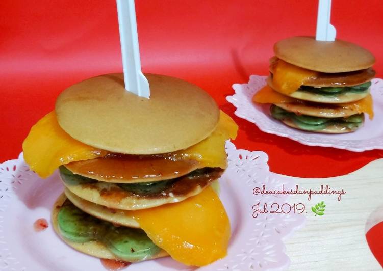 Resep Fruit Dorayaki Burger Anti Gagal