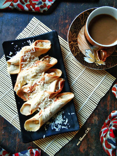 Foto resep Roti Bakar Pisang Gulung