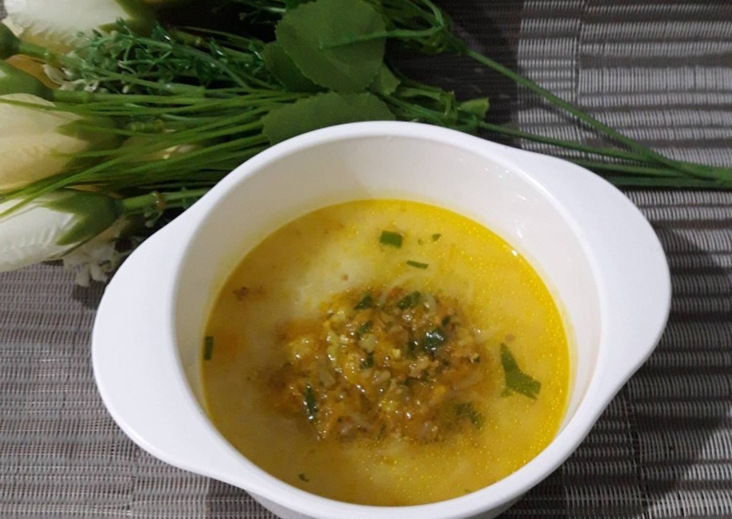 Resep Mpasi 8 bulan (bubur soto daging) oleh justisia pradnya Cookpad