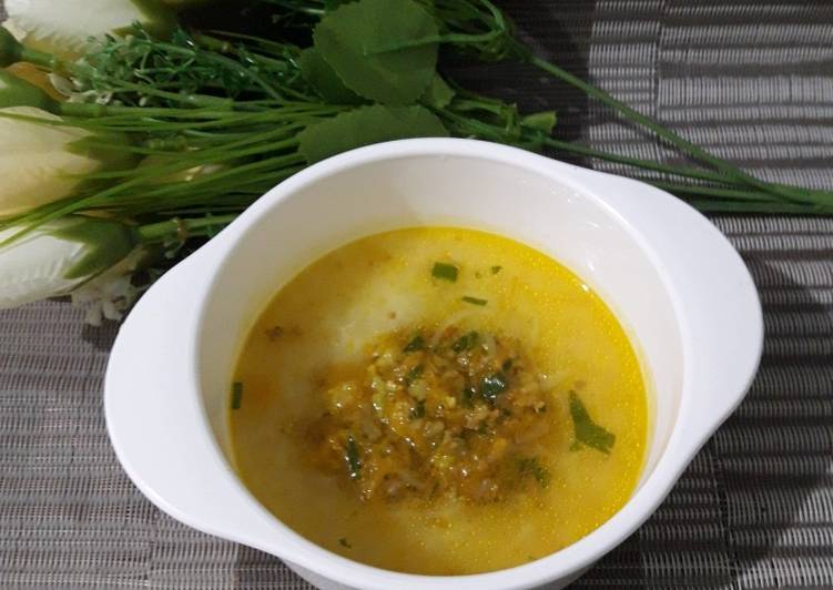 Langkah Mudah untuk Menyiapkan Mpasi 8 bulan (bubur soto daging), Sempurna