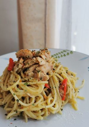 Foto resep Tuna Aglio e Olio