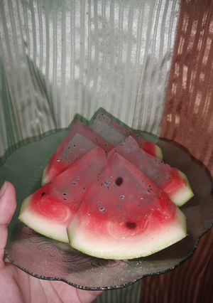 Foto resep Watermelon with jelly 🍉🥰