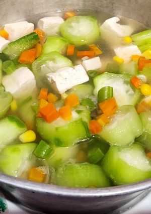 Foto resep Kuah bening oyong ala Cha