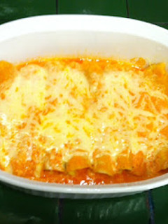 Una foto de Enchiladas de flor de calabaza