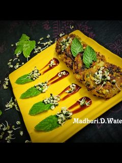 मोड आलेल्या मुगाची पॅटीस (mod alelya moongachi patties recipe in marathi) रेसिपी चे मुख्य फोटो