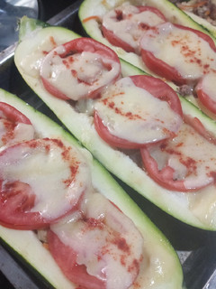 Una foto de Zapallo italiano relleno