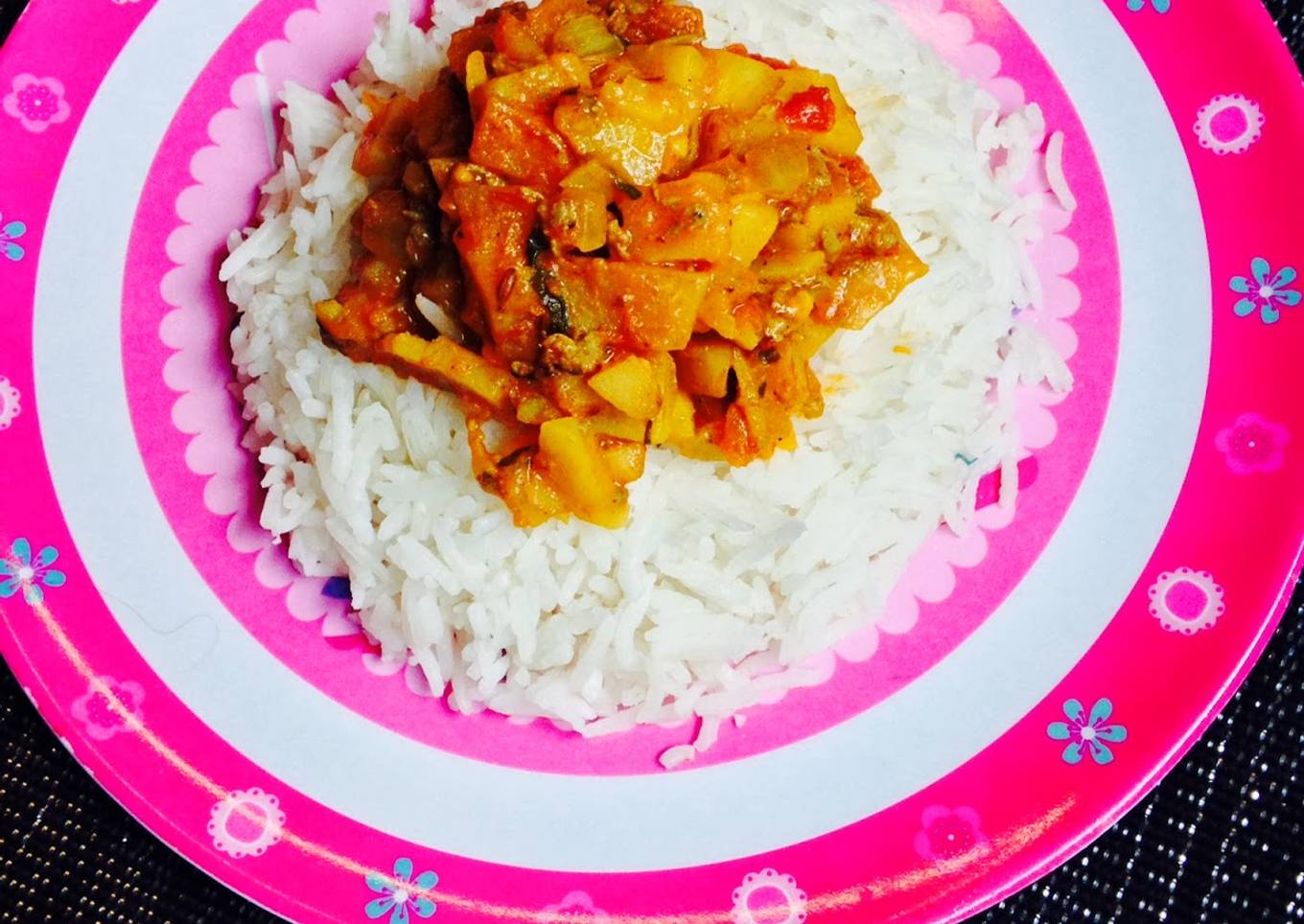 Lamb Liver and Potato Curry