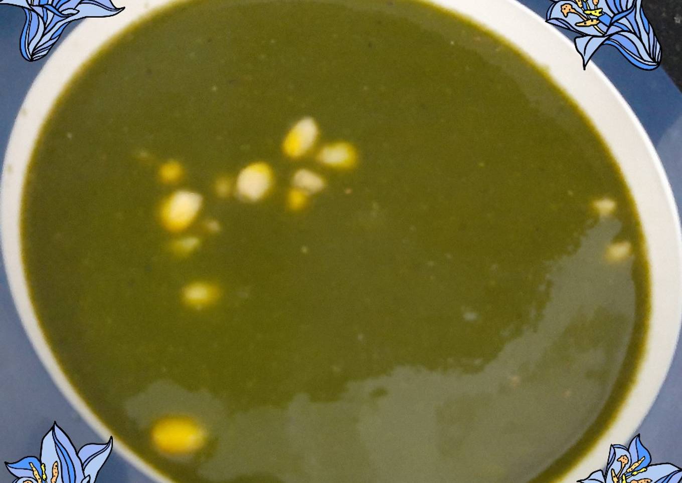 Spinach Sweet Corn Soup