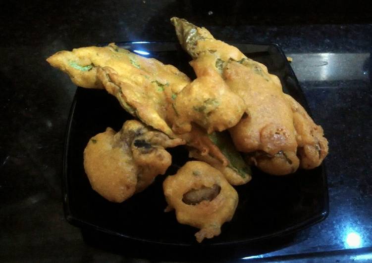 Steps to Make Quick Mix Pakoda