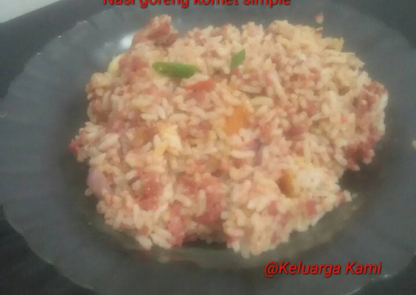 Nasi goreng kornet simple