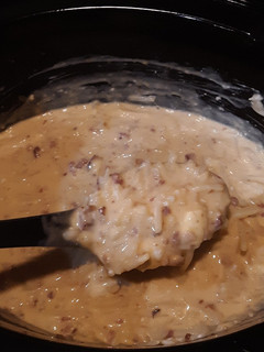 A picture of Quick and Easy Crockpot Loaded Potato Soup.