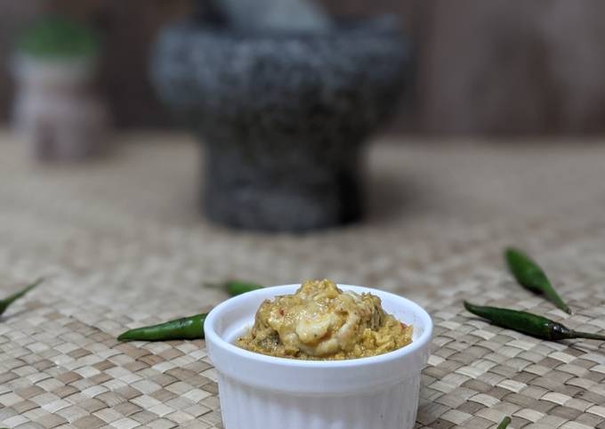 Sambal Tempoyak Ikan Bilis