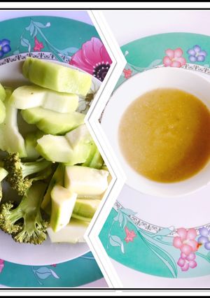 Hình của món Súp rau củ đỗ xanh.