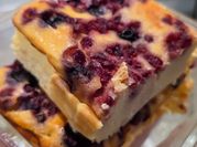 Una foto de cheesecake con eritritol