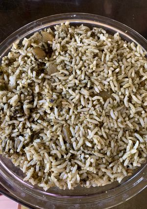 A picture of Chutney pulao.