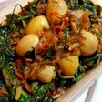 Oseng kangkung telur puyuh
