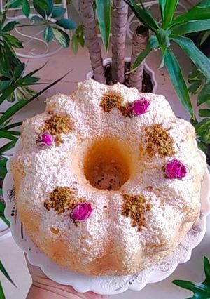 عکسی از دستور کیک شیفون نارگیلی خاص