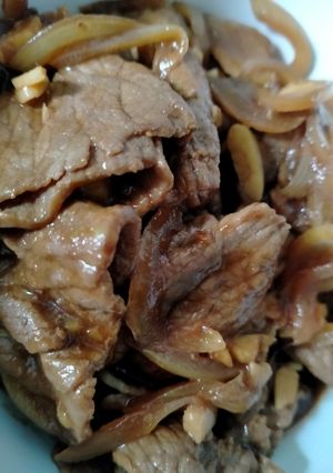 Foto resep BEEF TERIYAKI ala Yoshinoya #tanpaminyak #tanpagula