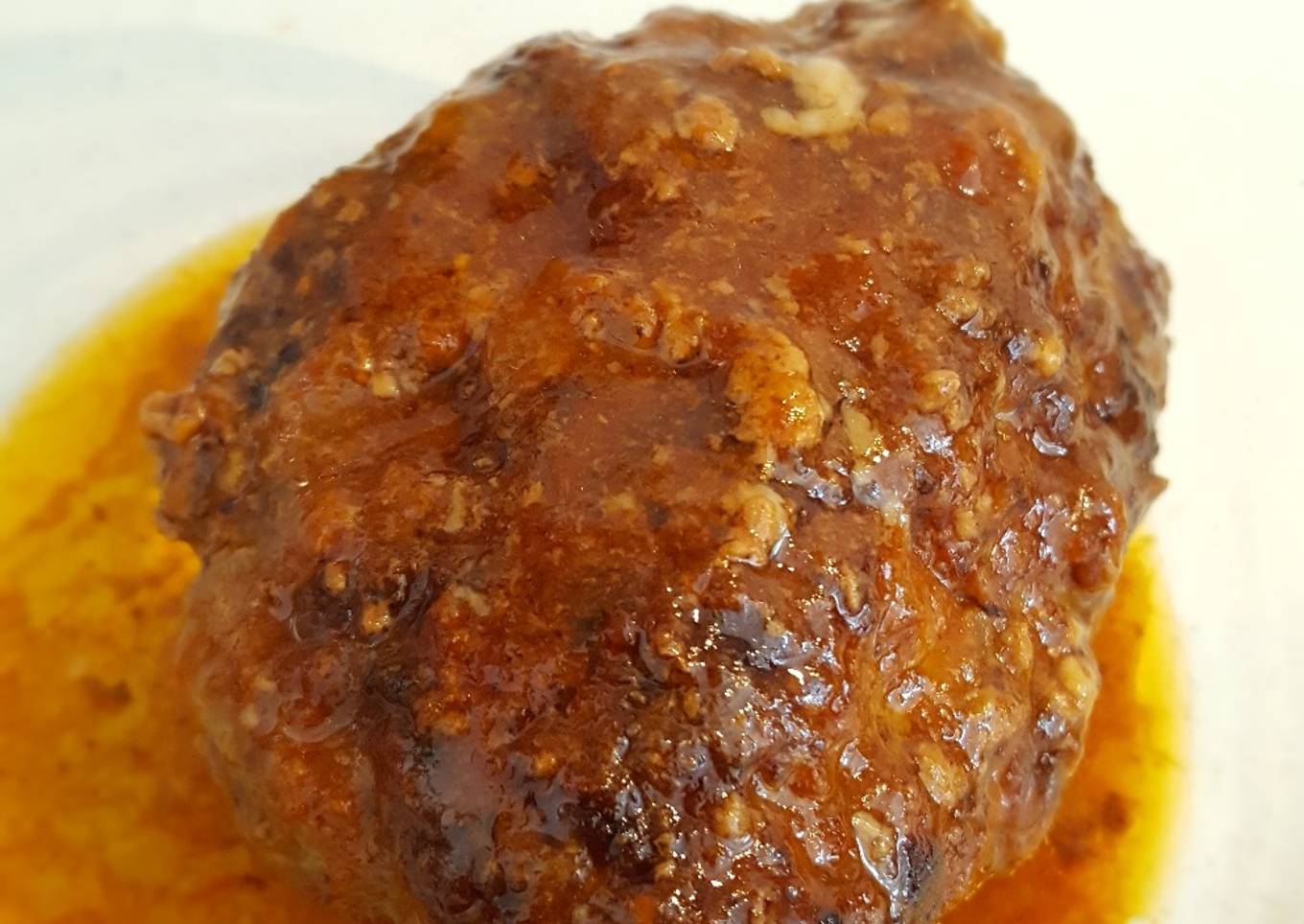 Hamburg steak (Hambāgu)