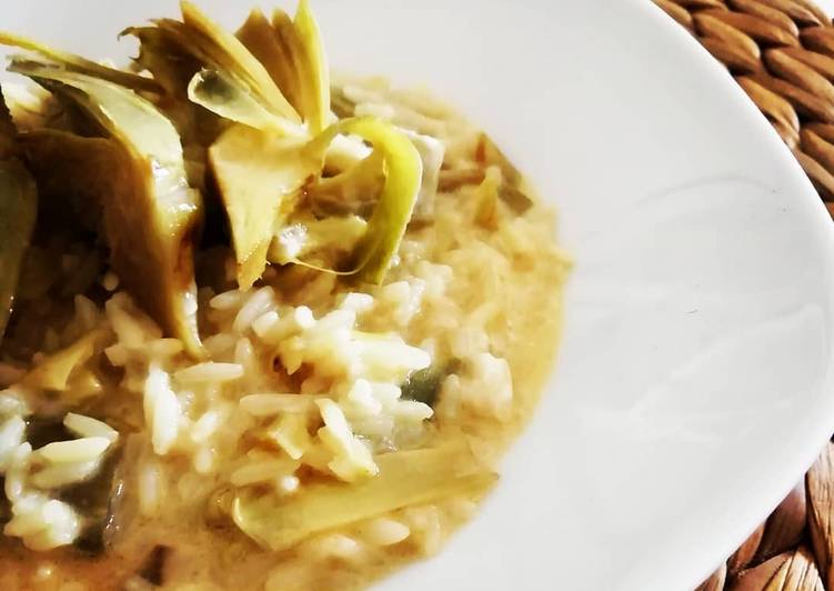 Risotto con carciofi