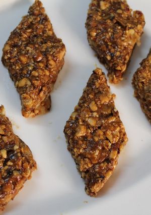 A picture of Peanut Chikki.