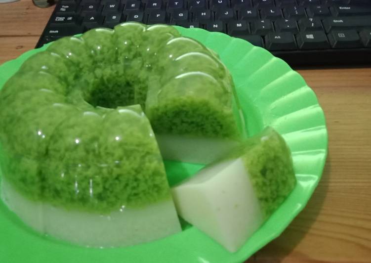 Puding lumut sederhana