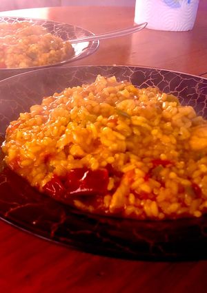 Una foto de Arroz amarillo a mi manera