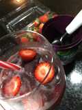 Saquê com açaí