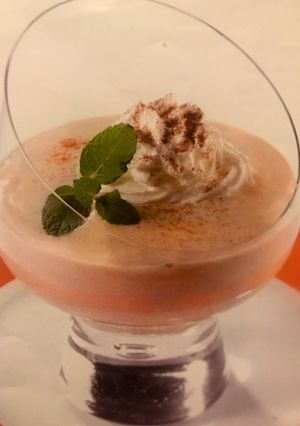 Foto principal de Crema de plátano con nata