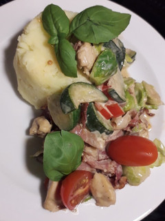 Kelbimbós csirkemell recept fotója