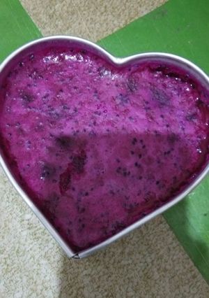 Foto resep Puding Buah Naga