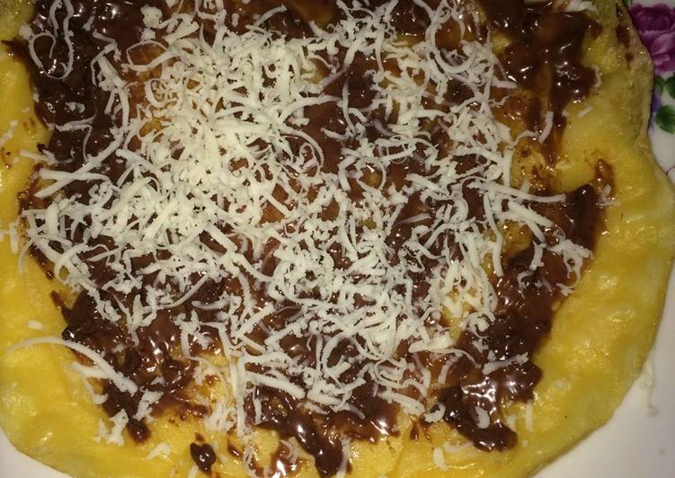 Resep Pancake coklat keju incess oleh Princess Green - Cookpad