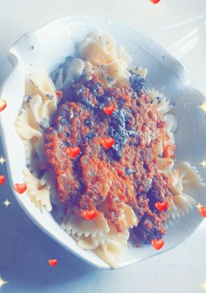 صورة لوصفة معكرونه ايطالية 😍😍😍😋