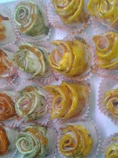 Una foto de Rosas de hojaldre y pollo🌹