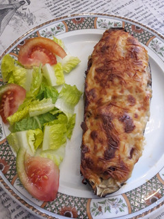 Una foto de Berenjenas rellenas de carne