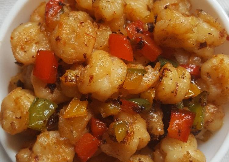 Recipe of Favorite Chili Stir Fry Prawns