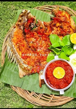 Foto resep Ikan Bakar Bumbu Merah 예르다🐟