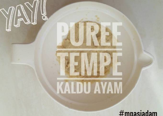 MPASI 6m Puree Tempe Kaldu Ayam