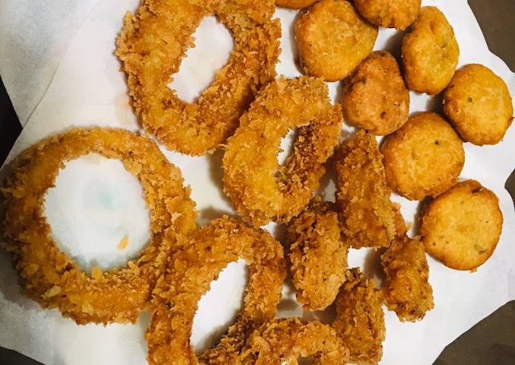 Resep Onion Ring super renyah Anti Gagal