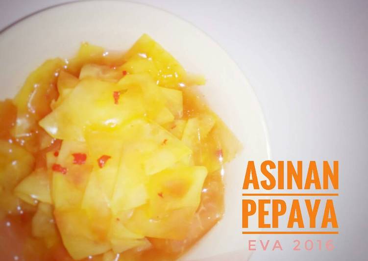 Asinan pepaya