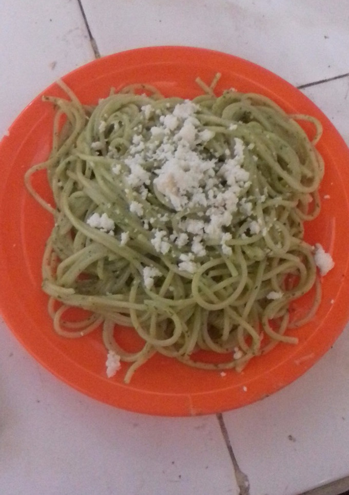 Una foto de Spaghetti al cilantro