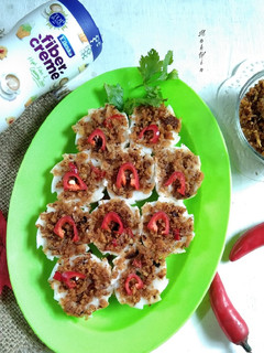 Foto resep Talam Abon ayam tanpa santan