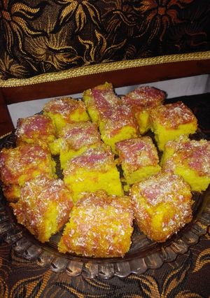عکسی از دستور کیک هل و گلاب