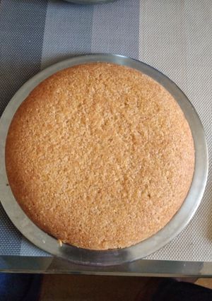 A picture of Naked lemon cake# fourweekschallenge#wheatflourecipecontest.