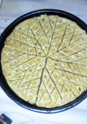 صورة لوصفة بقلاوة معجنات زمان