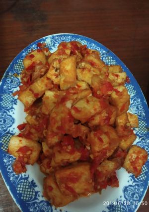 Foto resep Tahu putih balado simple ala mama sari